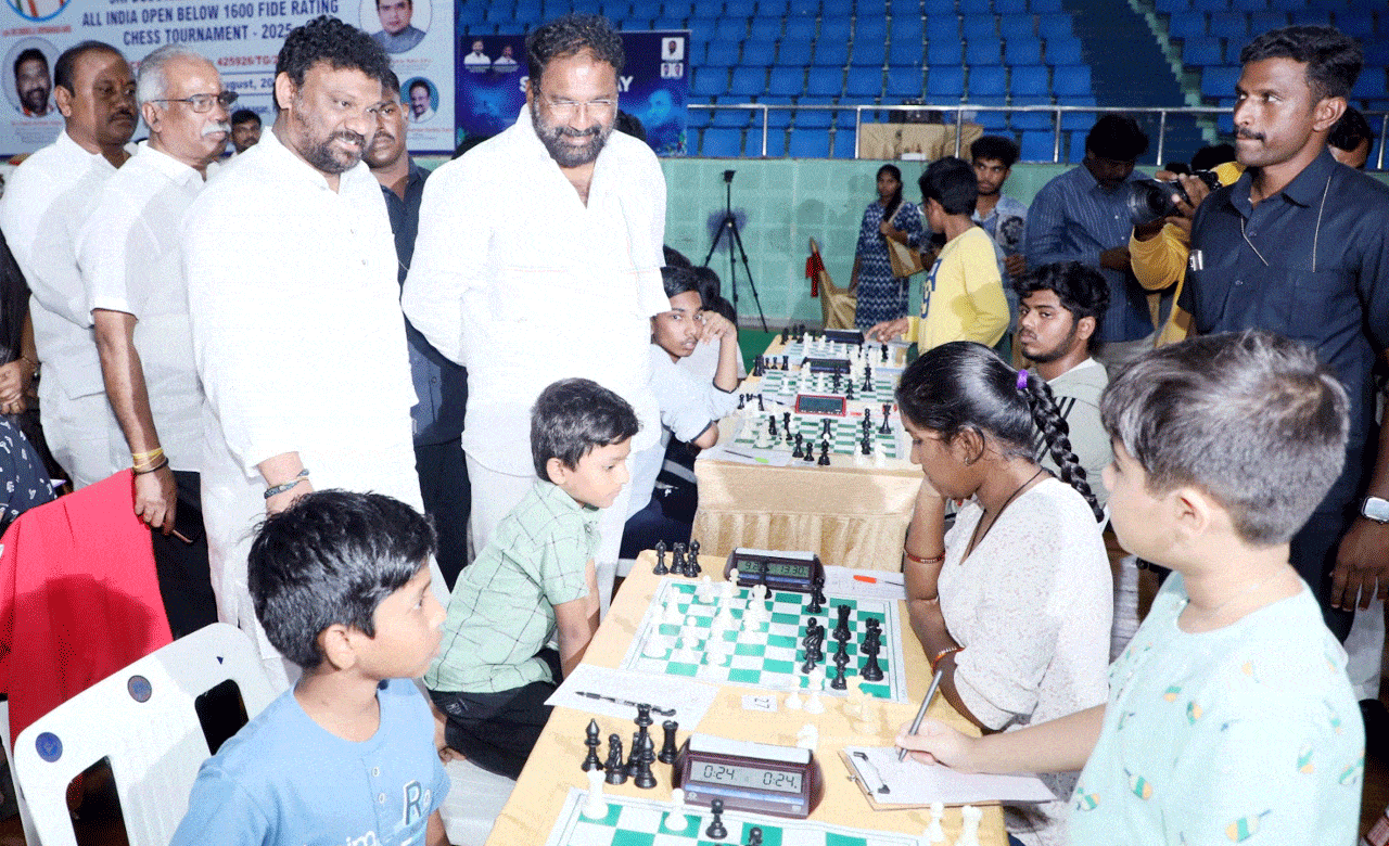 All India Open Below 1600 FIDE Rating Chess Tournament Kicks Off in Hyderabad