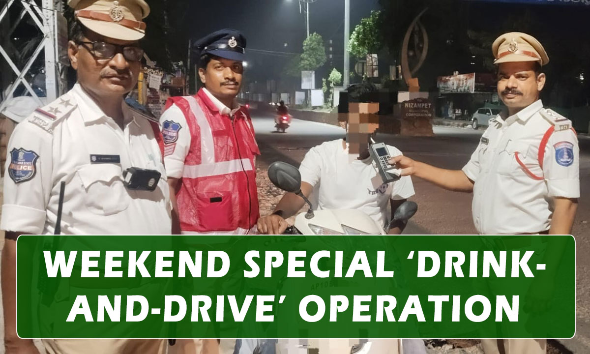Cyberabad Traffic Police Special Weekend Drink-and-Drive Operation, 272 Booked