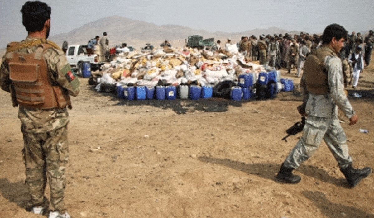 Police discover 343 kg of illicit drugs in Afghanistan's Uruzgan