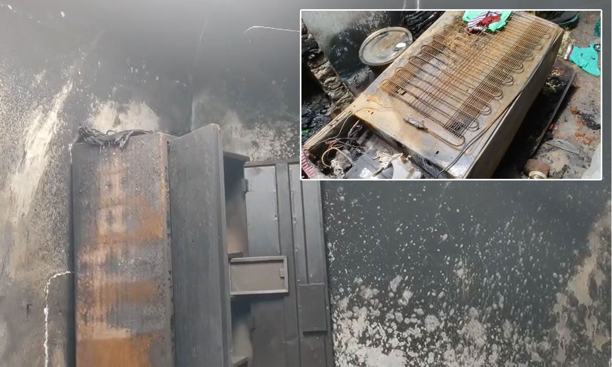 Hyderabad: Poor Woman’s House Reduced to Ashes After Rain-Induced Short Circuit