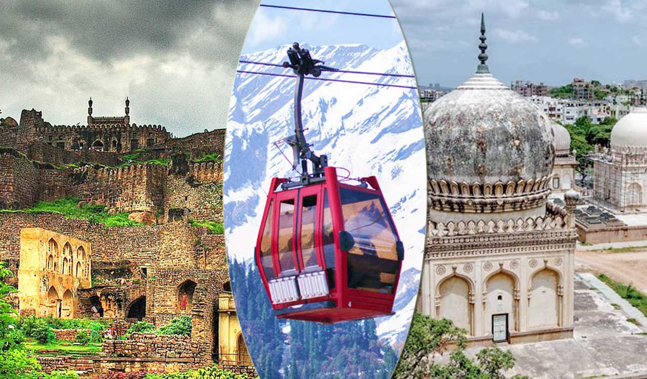 Hyderabad Proposes First-Ever Ropeway to Link Golconda Fort and Qutb Shahi Tombs
