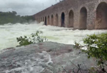 Hyderabad Rain: Eight Crest Gates of Himayat Sagar Opened as Heavy Inflows Continue