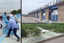 Himayat Sagar Gates Opened, 1,400 Cusecs Released into Musi