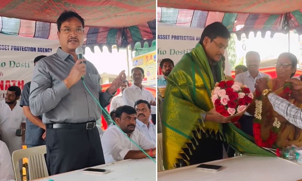 HYDRAA Is Not Here to Demolish — It’s Here to Rebuild a Safer Hyderabad: AV Ranganath at ‘HYDRAA Dosthi with Basti’ Event