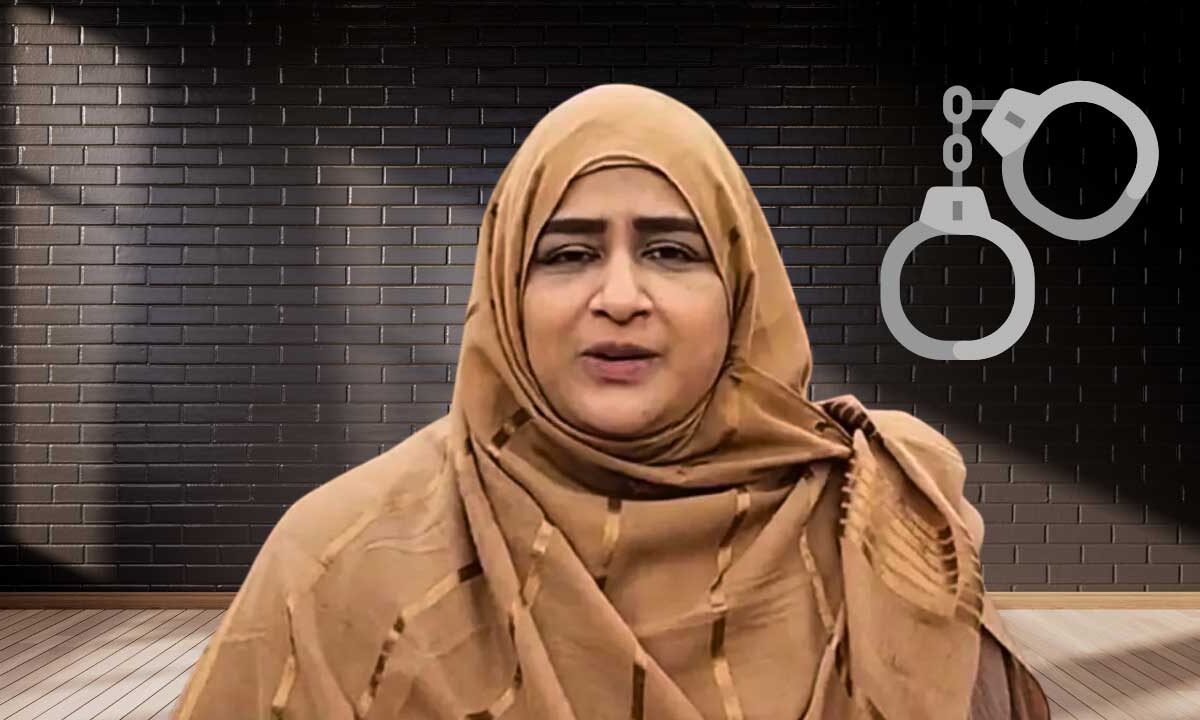 Nowhera Shaik, accused in the Heera Gold scam, was arrested by Warangal police on Sunday (File Photo).