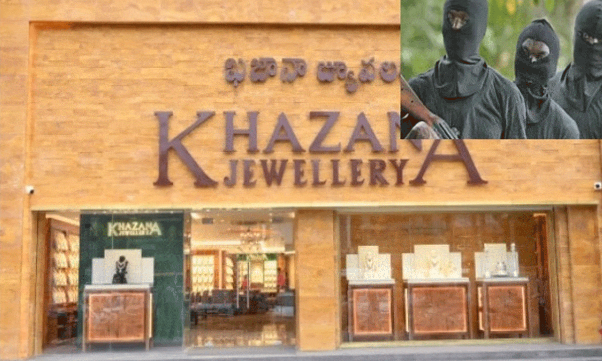 Armed Robbers Go on Rampage in Hyderabad, Loot Khazana Jewellery Shop in Major Heist