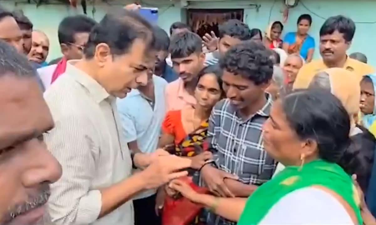 KTR Slams Telangana Govt Over Flood Negligence, Demands ₹25 Lakh Compensation for Victims