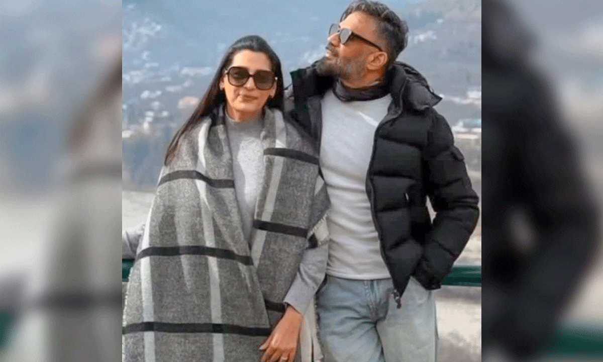 Suniel Shetty wishes wife Mana on her 60th birthday with a beautiful video