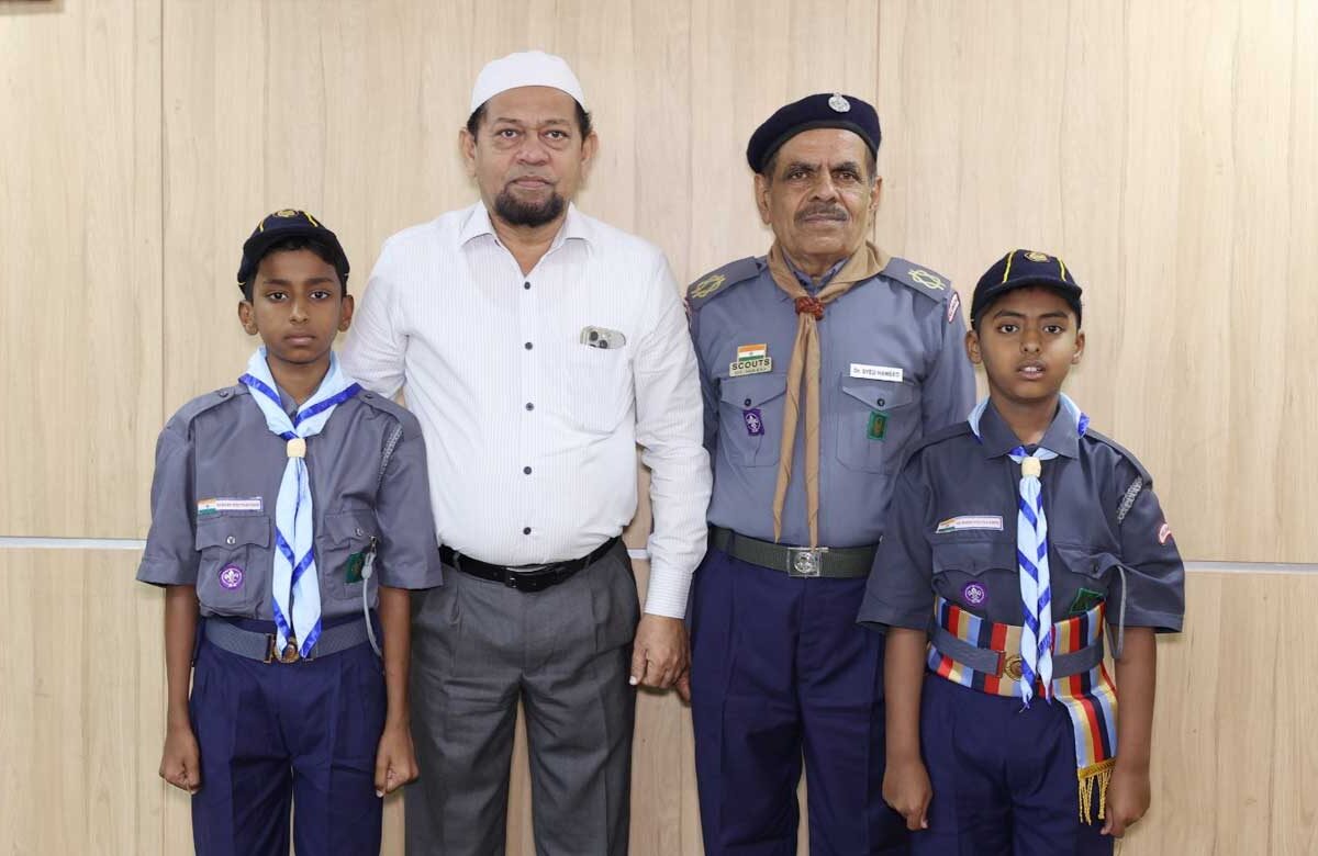 Two MS Creative School Cubs to Represent Telangana at International Cuboree in Sri Lanka
