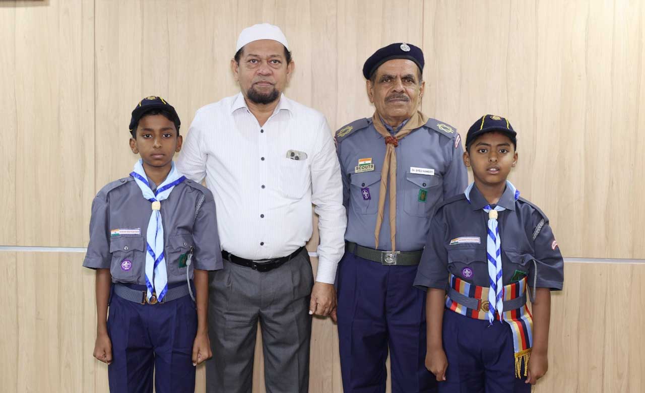 Two MS Creative School Cubs to Represent Telangana at International Cuboree in Sri Lanka