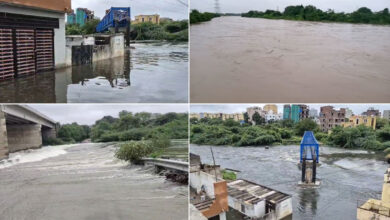 Musi River Swells as Floodwater Released from Himayat Sagar; Residents Evacuated from Low-Lying Areas