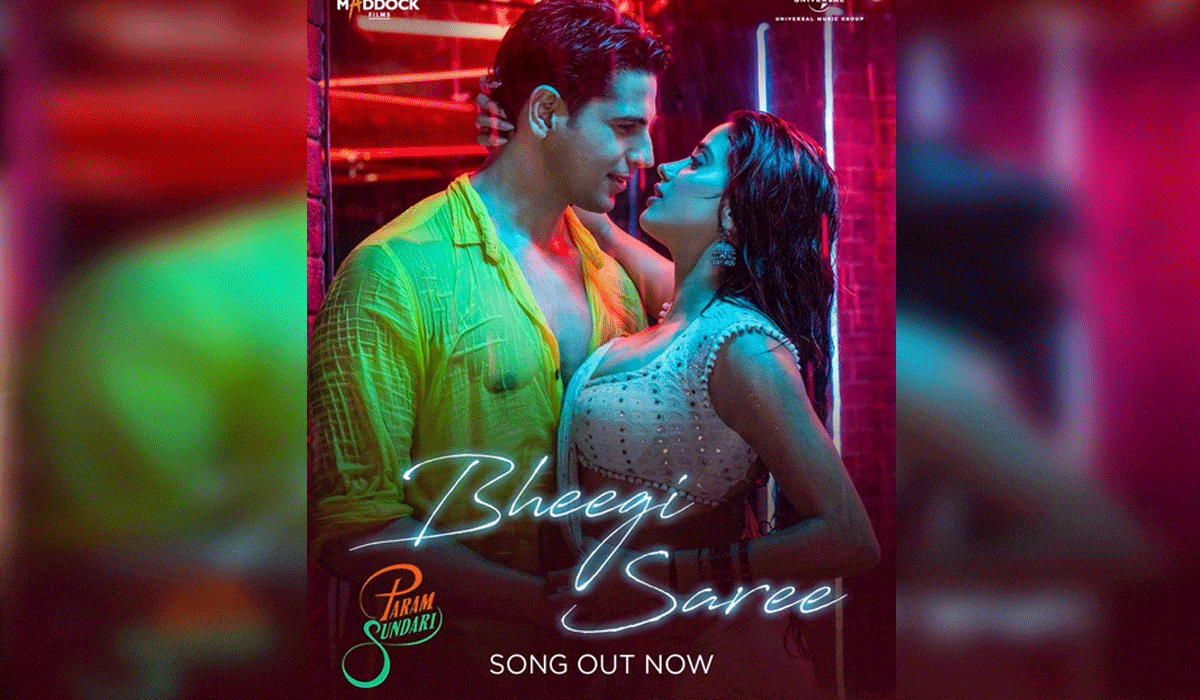 Janhvi Kapoor shares that shooting for the rain track 'Bheegi Saree' felt like slipping into a classic Bollywood dream