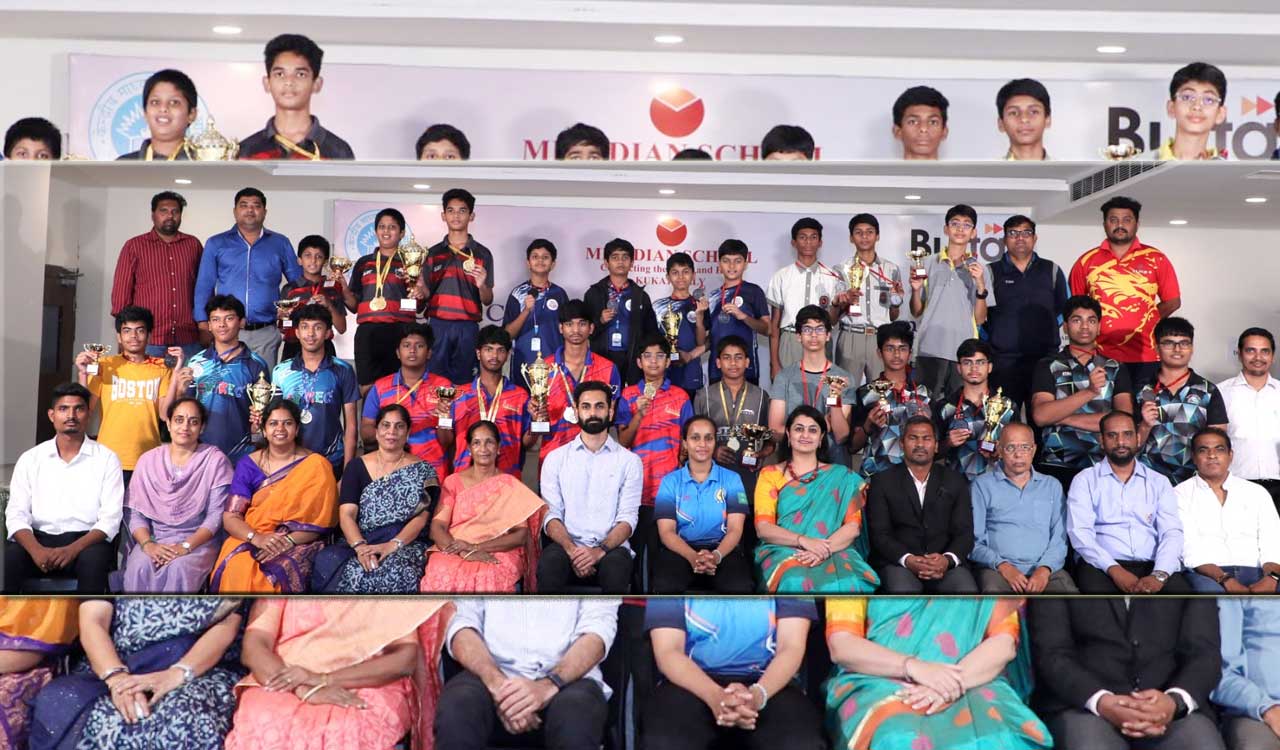 CBSE Cluster VII Boys Table Tennis Tournament 2025 Concludes Successfully at Meridian School, Kukatpally