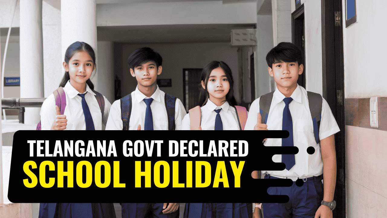 The Telangana government has declared a general holiday for all schools on August 27, 2025, for Ganesh Chaturthi.
