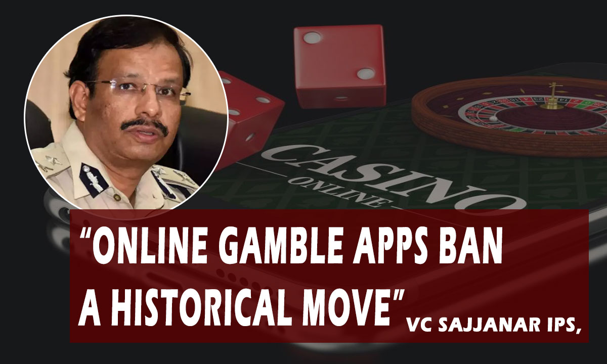 Historic move: Telangana IPS Officer VC Sajjanar Hails Centre’s Ban on Online Gamble Apps