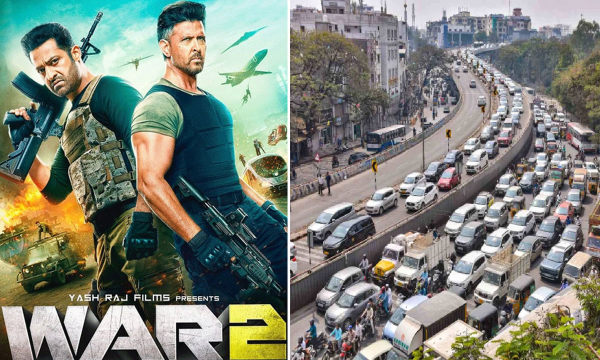Hyderabad Traffic Police Issues Advisory Ahead of “War 2” Pre-Release Event