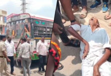 Road accident in Pargi mandal: Disabled person killed