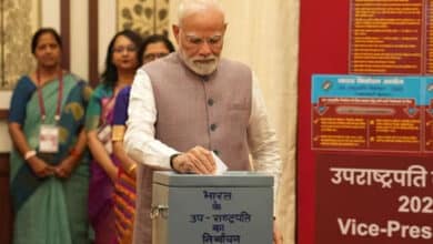VP election kicks off; PM Modi casts first vote