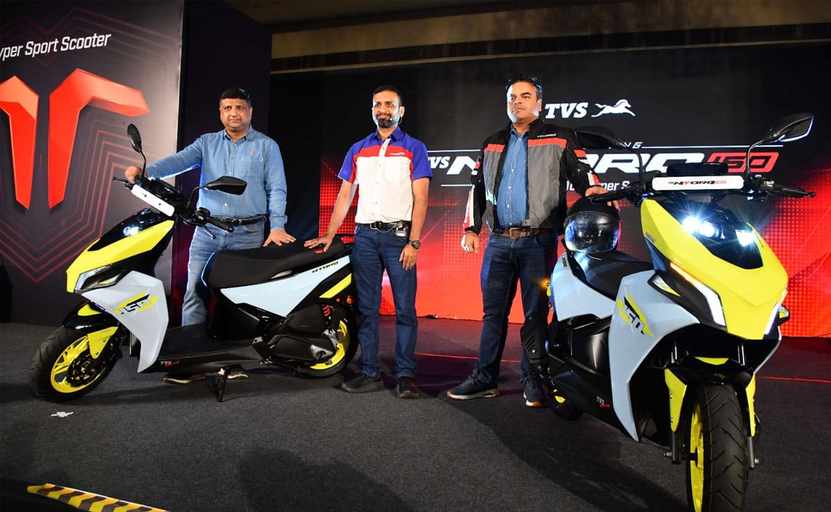 TVS Motor Company Launches India’s First Hyper Sport Scooter — TVS NTORQ 150