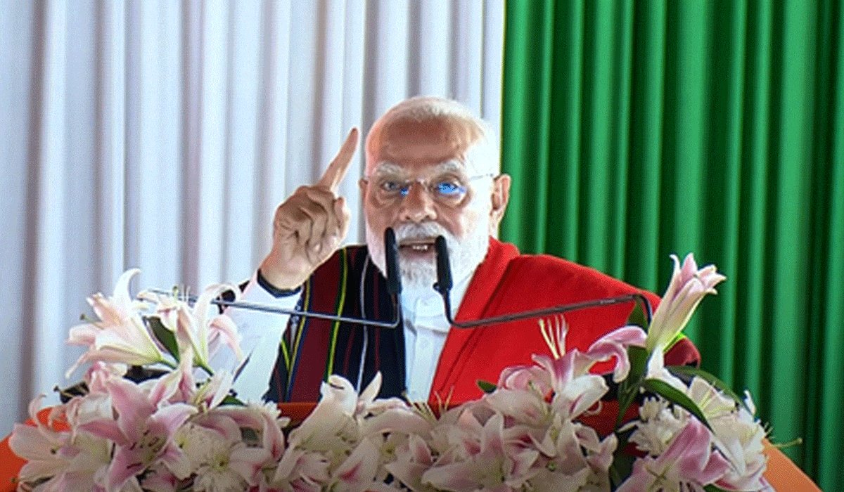 Committed to taking Manipur forward on path of development: PM Modi