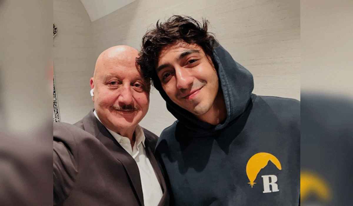 Anupam Kher meets Gen Z star Ahaan Panday: ‘No generation gap here’