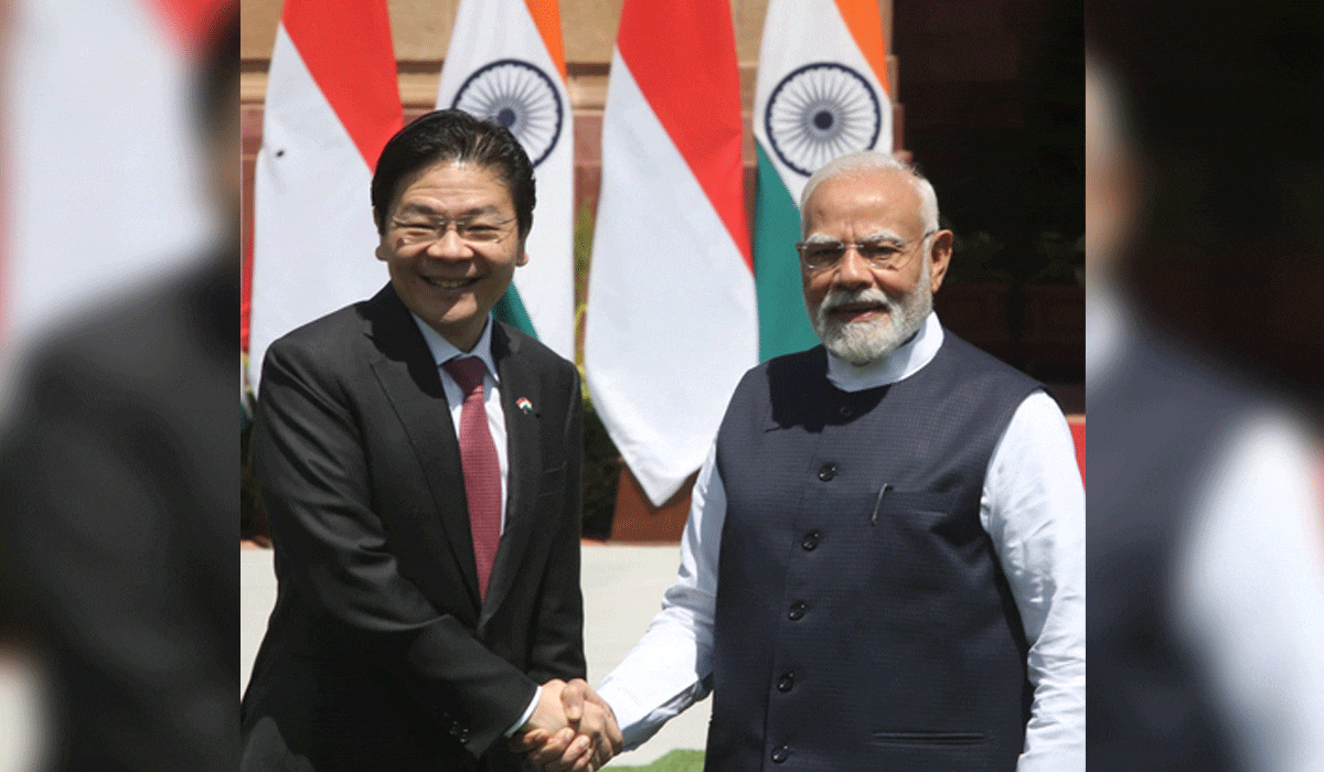 PM Modi, Singapore PM Wong hold bilateral talks at Hyderabad House