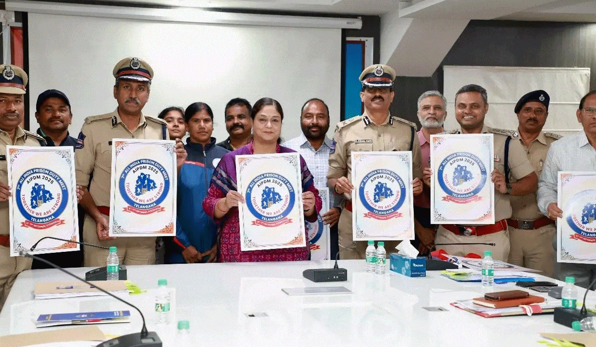 Hyderabad to host 7th All India Prison Duty Meet from Sept 9–11