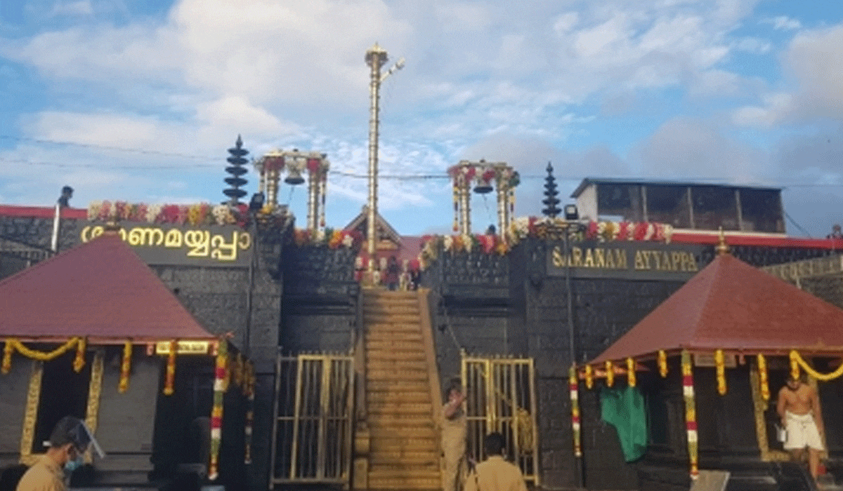 Fresh controversy breaks out in Sabarimala temple as gold plating removed without court permission