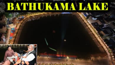 HYDRAA Commissioner Inspects Bathukamma Lake, Calls for Festival-Ready Makeover by 26th