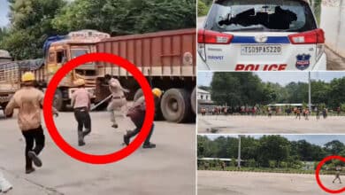 Clashes Erupt Between Bihar Workers and Police at Deccan Cement Factory in Suryapet