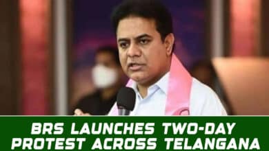 BRS Launches Two-Day Protest Across Telangana to Protect Kaleshwaram Project