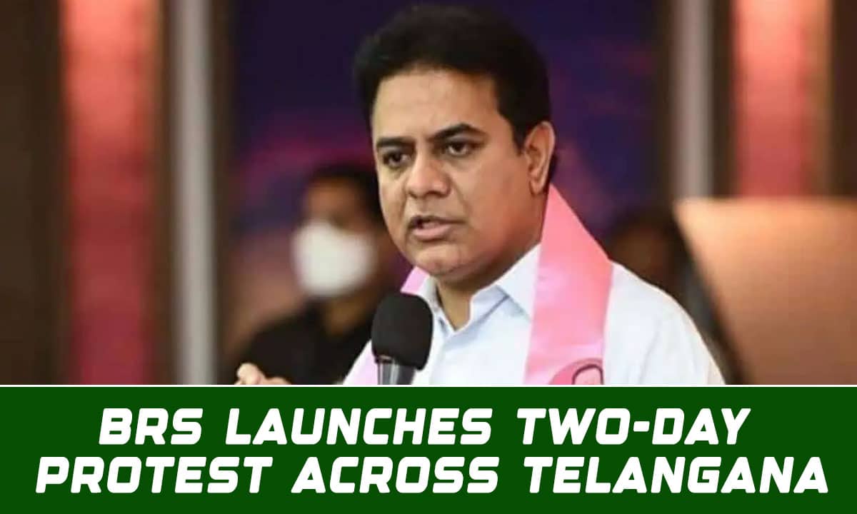 BRS Launches Two-Day Protest Across Telangana to Protect Kaleshwaram Project