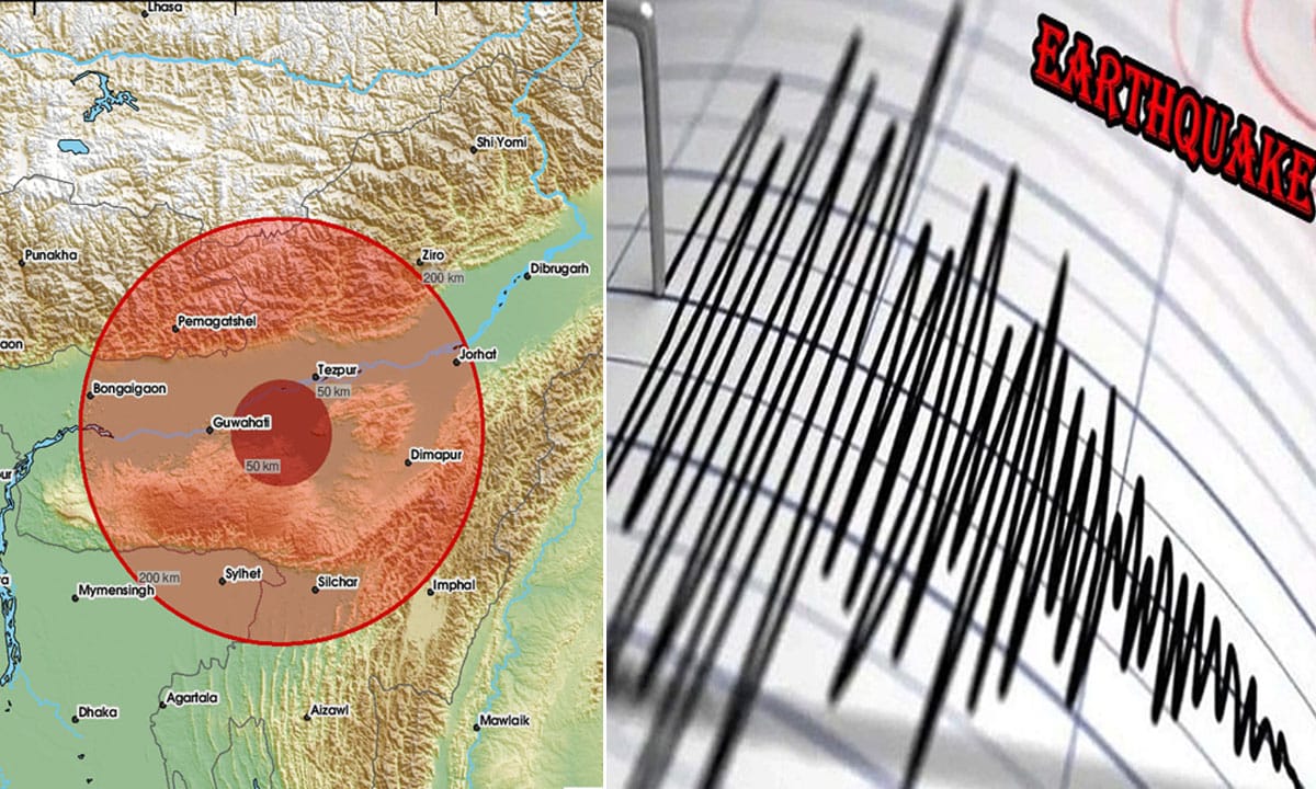 5.8 Magnitude Earthquake Strikes Assam, Tremors Felt in West Bengal and Bhutan