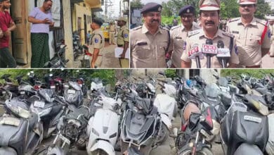 Hasan Nagar Police Conduct Surprise Operation: 65 Two-Wheelers, 6 Autos Fined, Stolen Vehicle Recovered