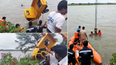 Dundigal Lake Tragedy: Ganesh Immersion Turns Fatal as Father and Son Drown, HYDRAA DRF Retrieves Bodies