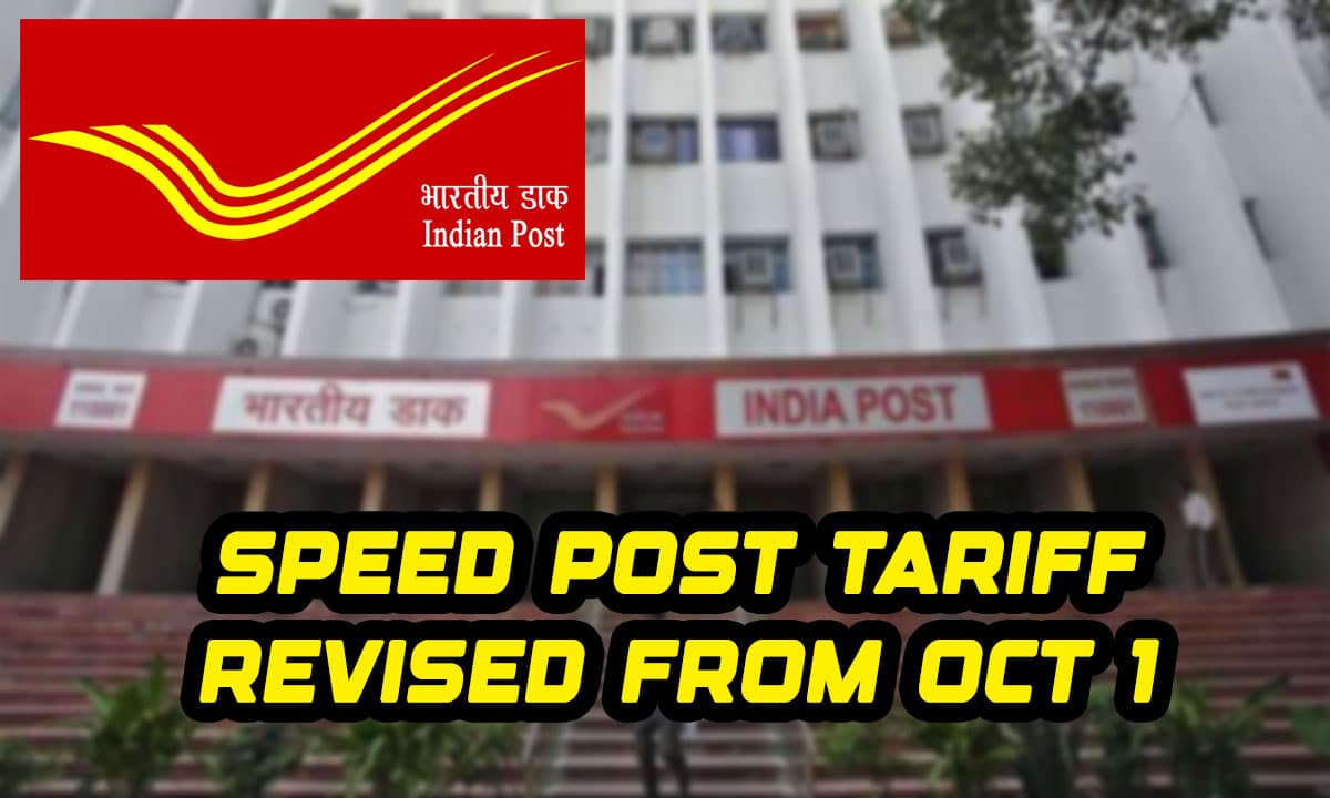 India Post Revises Speed Post Tariff from Oct 1; New Security & Digital Features Introduced