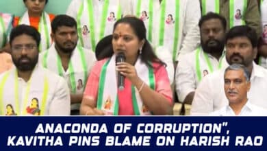 Kaleshwarama Case: “Anaconda of Corruption”, Kavitha Pins Blame on Harish Rao, Says KCR was Made Scapegoat