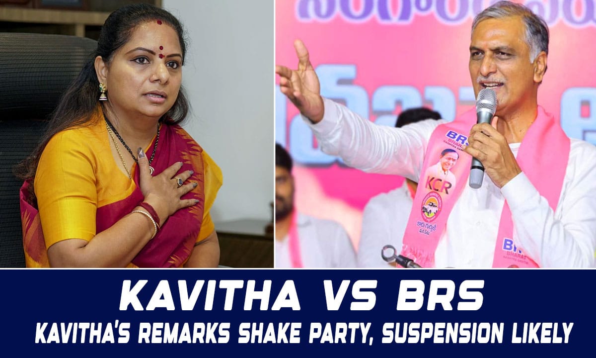 Storm in BRS: Kavitha’s Remarks Shake Party, Suspension Looms Amid New Party Buzzes