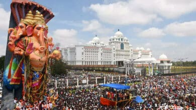 Hyderabad Turns into a Sea of Devotion as Millions Join Grand Ganesh Visarjan