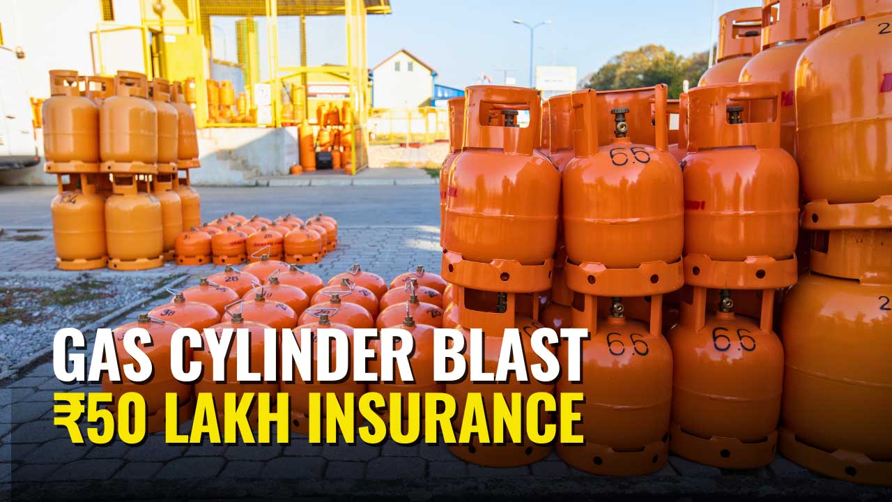 A standard domestic LPG cylinder, which automatically includes comprehensive insurance coverage for accidents.