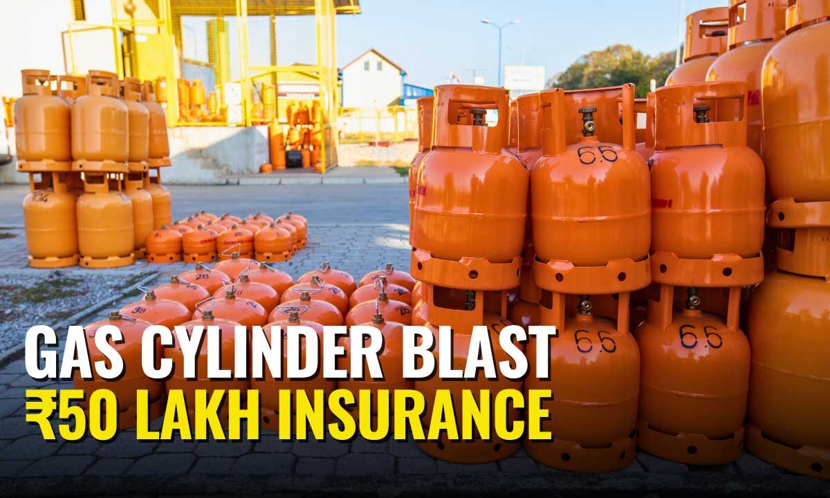 A standard domestic LPG cylinder, which automatically includes comprehensive insurance coverage for accidents.
