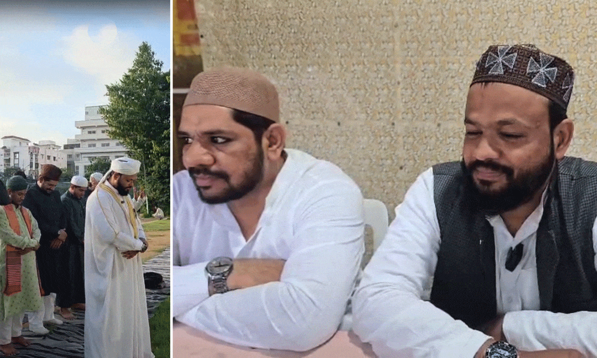 Hyderabad Milad-Un-Nabi Prayer Row: Mufti Khalid & Sarfaraz Khan Seek Forgiveness from Muslim Ummah