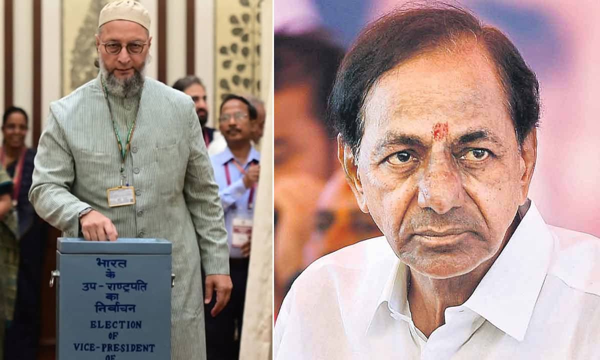 India’s Vice-Presidential Voting Concludes: AIMIM Chief Asaduddin Owaisi Casts Vote, BRS Abstains