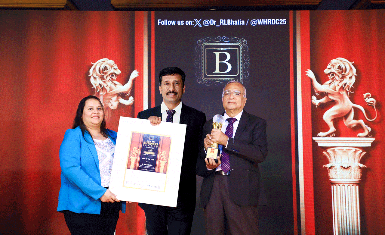SCCL CMD N. Balram Wins Best CMD Award in South India