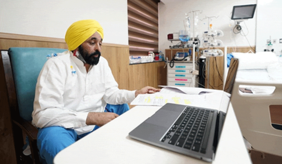Punjab CM Bhagwant Mann discharged after nearly week of hospitalisation