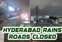 Heavy Rains Flood Musi River: Key Roads Closed, Commuters Advised to Take Alternate Routes
