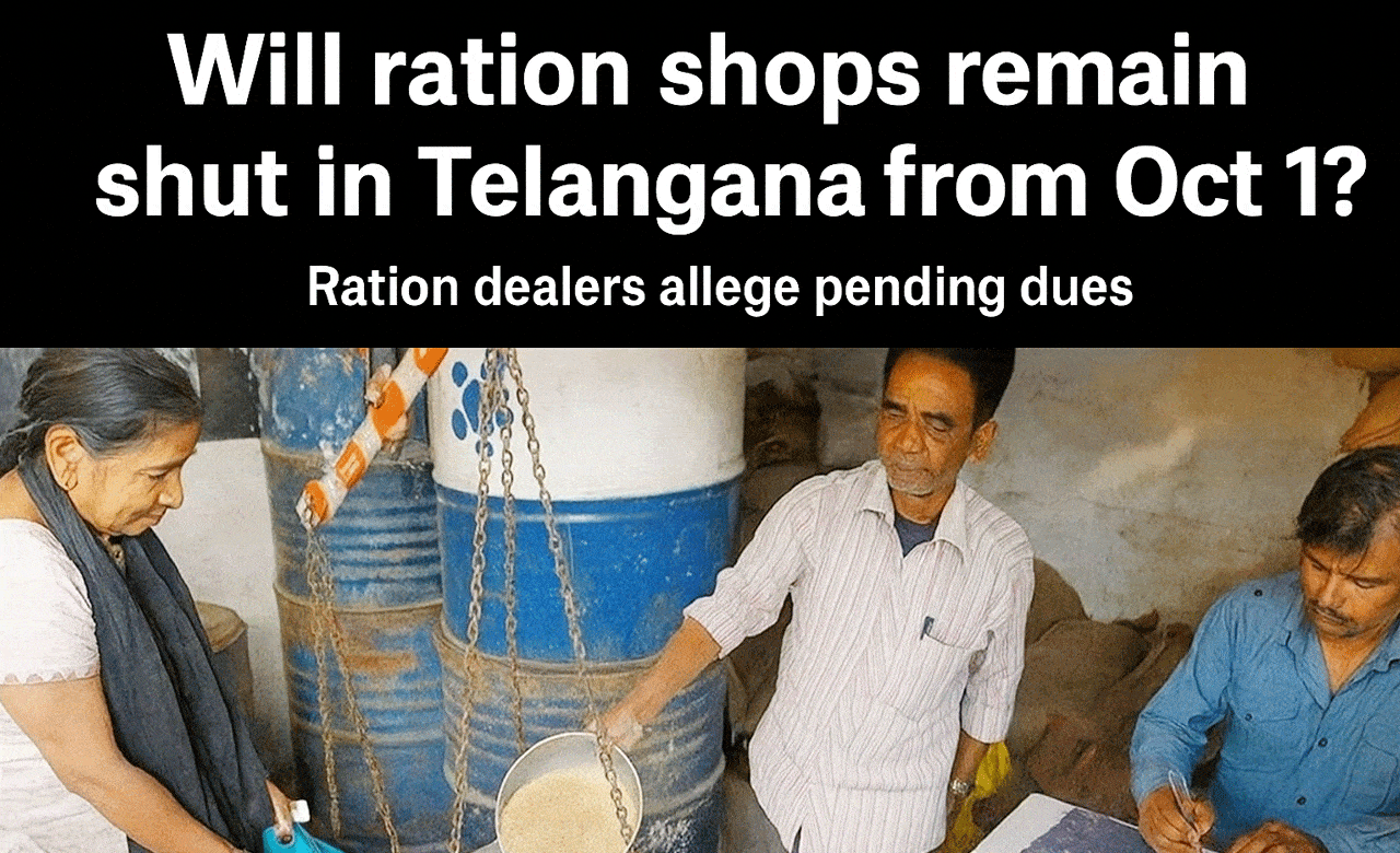 Telangana Ration Strike: 100 Crore Dues Push Dealers to Shut Shops from Oct 1