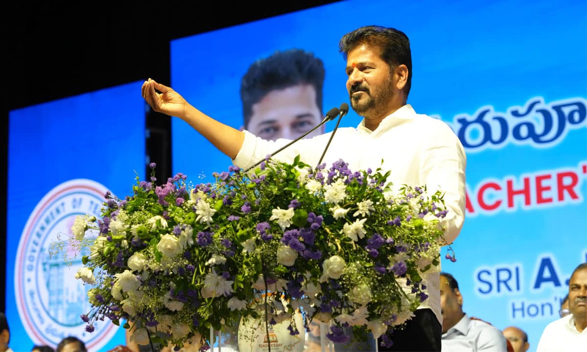 CM Revanth Reddy Appeals to Teachers to Come Forward for the Reconstruction of Telangana