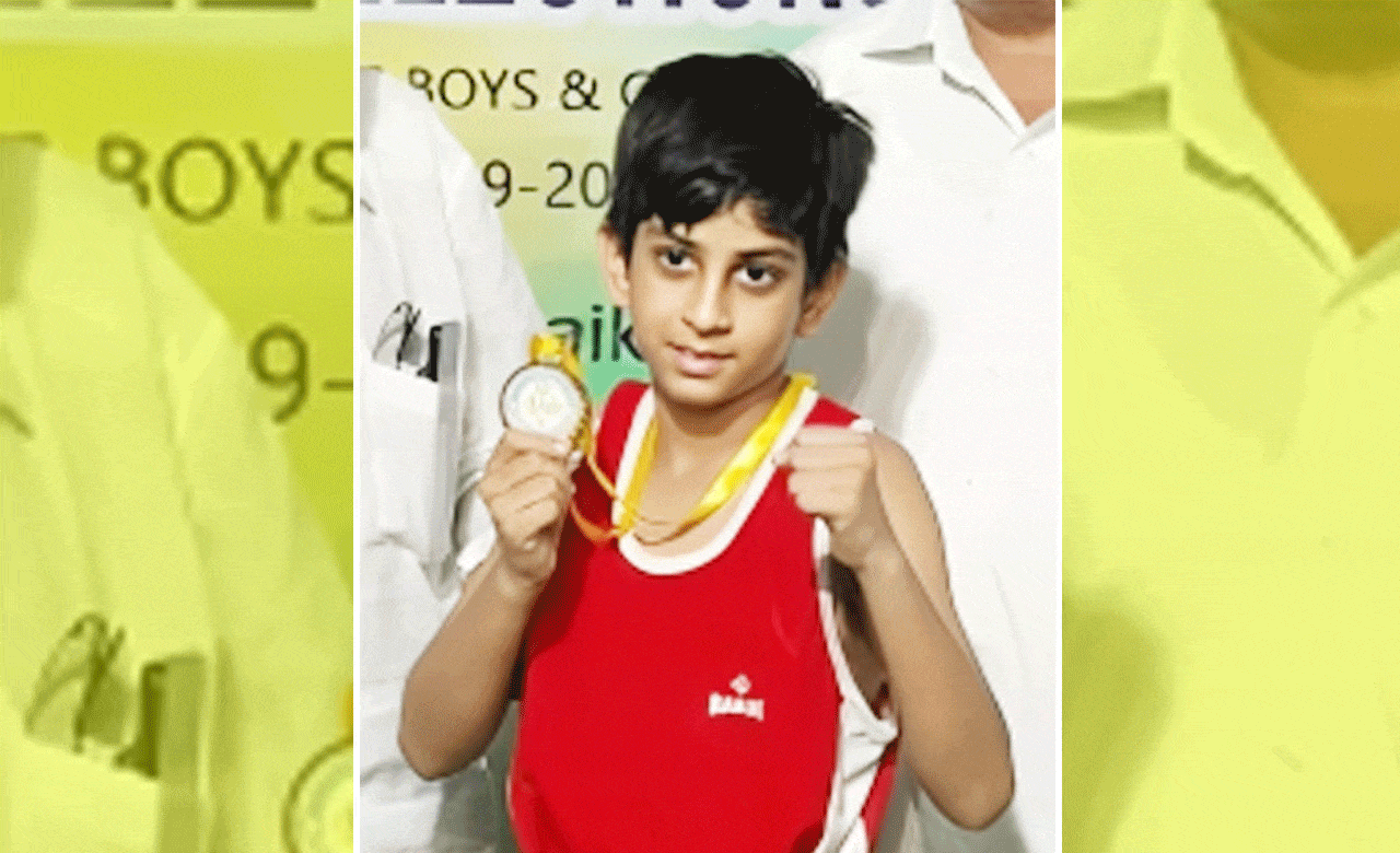 Tanveer Shines in U-14 Boys Final at Hyderabad District School Games