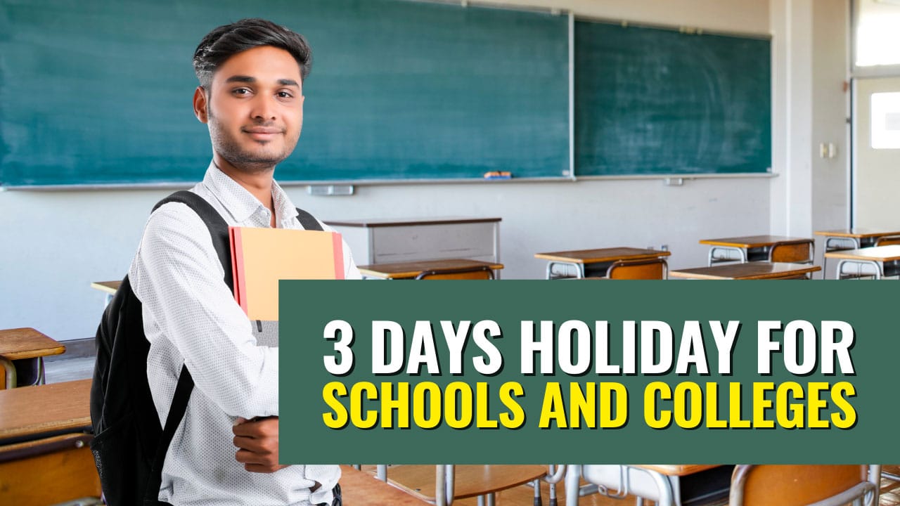 Students across Telangana will enjoy a three-day break from September 5 to 7.